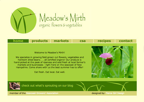 Meadow's Mirth web site